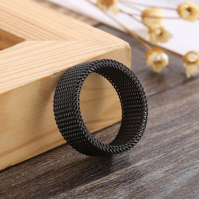 Weave Stainless Steel Ring